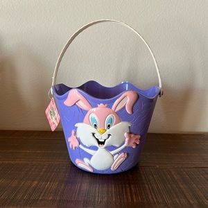 Plastic Blow Mold Easter Bucket/Basket